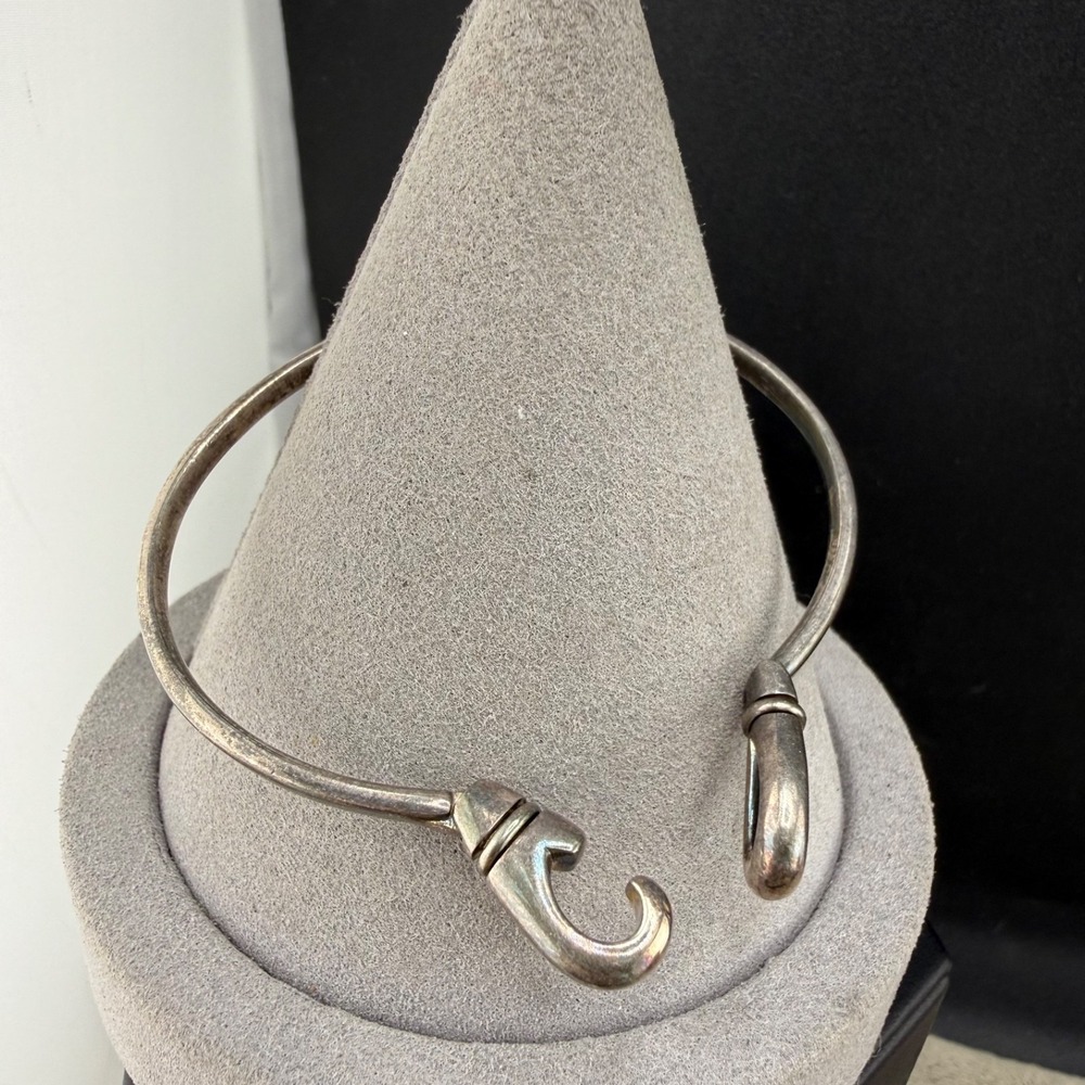 Vintage Links Of London Bangle Bracelet Sterling Silver 6.5"